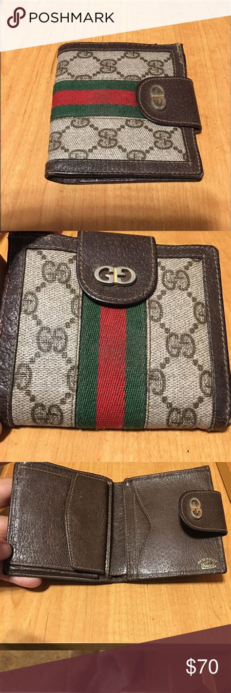 what are gucci wallets made of|vintage gucci wallets women.